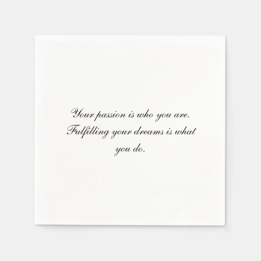 Paper Napkin Serviette (Vorderseite)