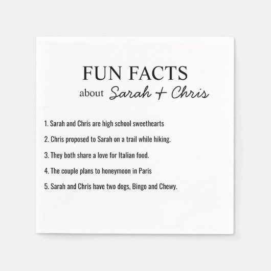 Paper Napkin Serviette (Vorderseite)