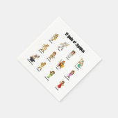 Paper Napkin Serviette (Ecke)