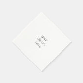 Paper Napkin Serviette (Ecke)