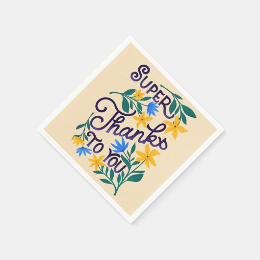 Paper Napkin Serviette (Ecke)