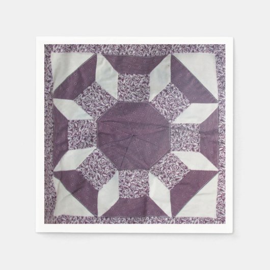 Paper Napkin - Spools des Thread-Musters Serviette (Vorderseite)