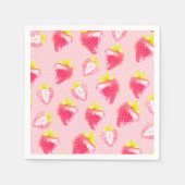 Paper Napkin Sweet Strawberry Serviette (Vorderseite)