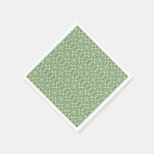 Paper Napkin - TRELLIS - GRÜNE Serviette (Ecke)