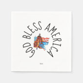 Paper Napkin: Unabhängigkeitstag Serviette (Vorderseite)