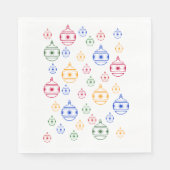 Paper Napkin - Weihnachtsbaumdekorationen Serviette (Vorderseite)