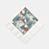 Paper Napkin (Winter) Serviette (Ecke)