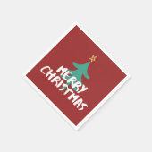 Paper Napkin zu Weihnachten Serviette (Ecke)