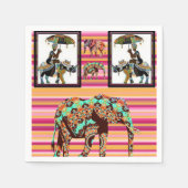 Paper Napkins, African Elephant Women Serviette (Vorderseite)
