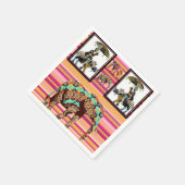 Paper Napkins, African Elephant Women Serviette (Ecke)