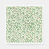 Paper Napkins Art Nouveau Willow Bough Pattern Serviette (Vorderseite)