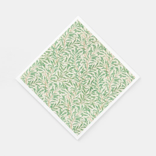 Paper Napkins Art Nouveau Willow Bough Pattern Serviette (Ecke)