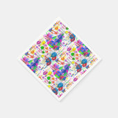 Paper Napkins August, 10 Geburtstag Serviette (Ecke)