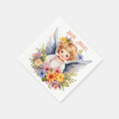 Paper Napkins Baby Angel Serviette (Ecke)
