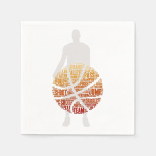 Paper Napkins Basketball Player Serviette