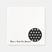 Paper Napkins, Black & White Fun Erinnerungen Serviette (Vorderseite)