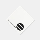 Paper Napkins, Black & White Fun Erinnerungen Serviette (Ecke)