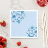 Paper Napkins-Blue Hydrangeas Serviette (Beispiel)