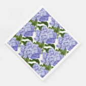 Paper Napkins-Blue Hydrangeas Serviette (Ecke)