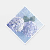 Paper Napkins-Blue Hydrangeas Serviette (Ecke)