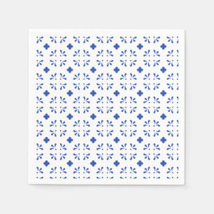 Paper Napkins Blue White Delft Dekoration Chinoise Serviette