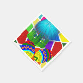 Paper Napkins, Cactus mexikanisch Serviette (Ecke)
