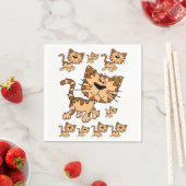 Paper Napkins Cat Serviette (Beispiel)