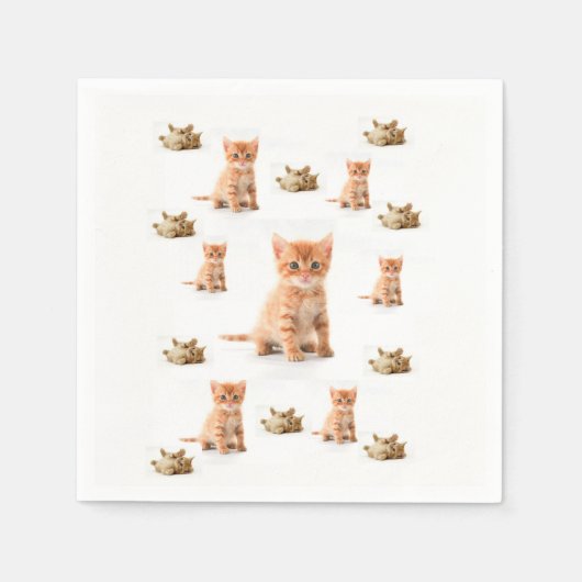 Paper Napkins Cat Serviette (Vorderseite)