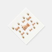 Paper Napkins Cat Serviette (Ecke)