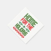 Paper Napkins Christmas Zuhause für den Urlaub Serviette (Ecke)