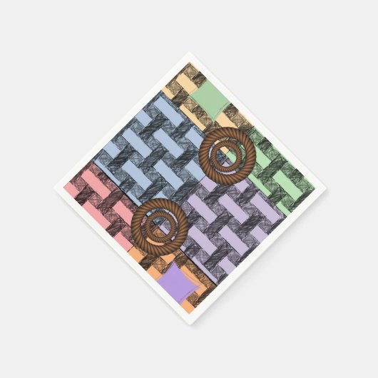 Paper Napkins Circluar Serviette (Ecke)