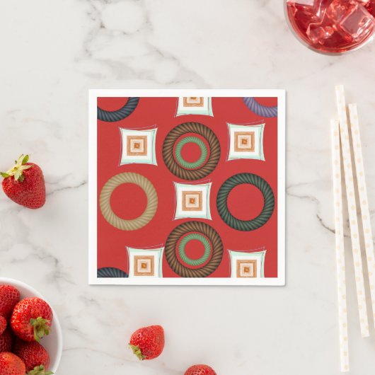 Paper Napkins Circlular Serviette (Beispiel)