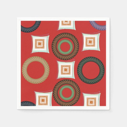 Paper Napkins Circlular Serviette (Vorderseite)