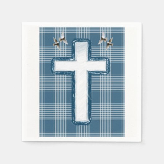 Paper Napkins Cross Serviette (Vorderseite)