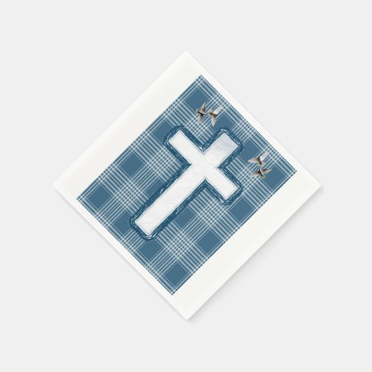 Paper Napkins Cross Serviette (Ecke)