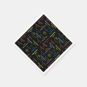 Paper Napkins Dezember, 9. Geburtstag Serviette (Ecke)