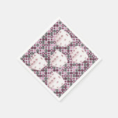 Paper Napkins Dice Serviette (Ecke)
