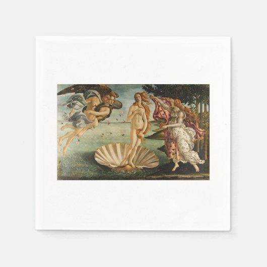 Paper Napkins Die Geburt von Venus Sandro Botticel Serviette (Vorderseite)