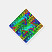 Paper Napkins farbenfroh Serviette (Ecke)