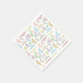 Paper Napkins Februar, 26 Geburtstag Serviette (Ecke)
