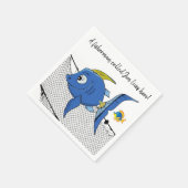Paper Napkins, Fisherman Fishing Napkins Serviette (Ecke)