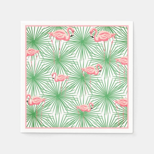 Paper Napkins-Flamingo Serviette (Vorderseite)