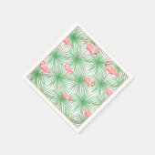 Paper Napkins-Flamingo Serviette (Ecke)
