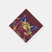 Paper Napkins Floral Serviette (Ecke)