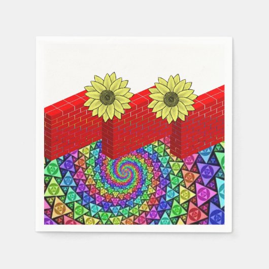 Paper Napkins Floral Serviette (Vorderseite)