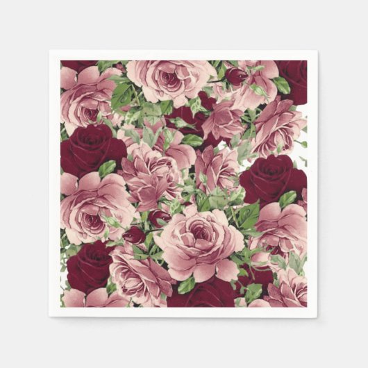Paper Napkins Floral Serviette (Vorderseite)