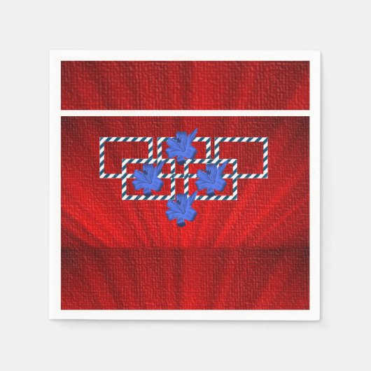 Paper Napkins Floral Serviette (Vorderseite)