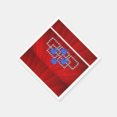 Paper Napkins Floral Serviette (Ecke)