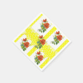 Paper Napkins Floral Serviette (Ecke)
