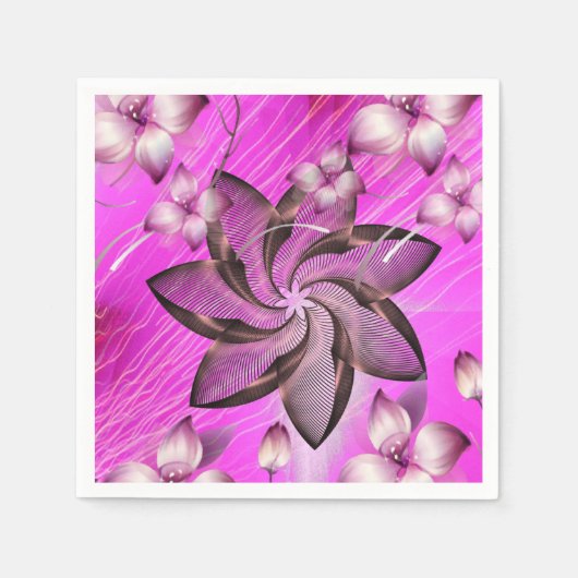 Paper Napkins Floral Serviette (Vorderseite)